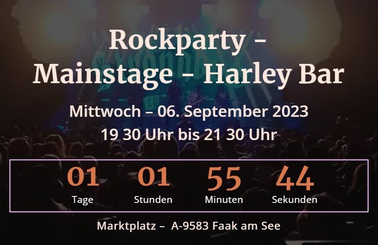 The Strongbow Rockband - Mainstage 2023 - Harley Davidson Faak