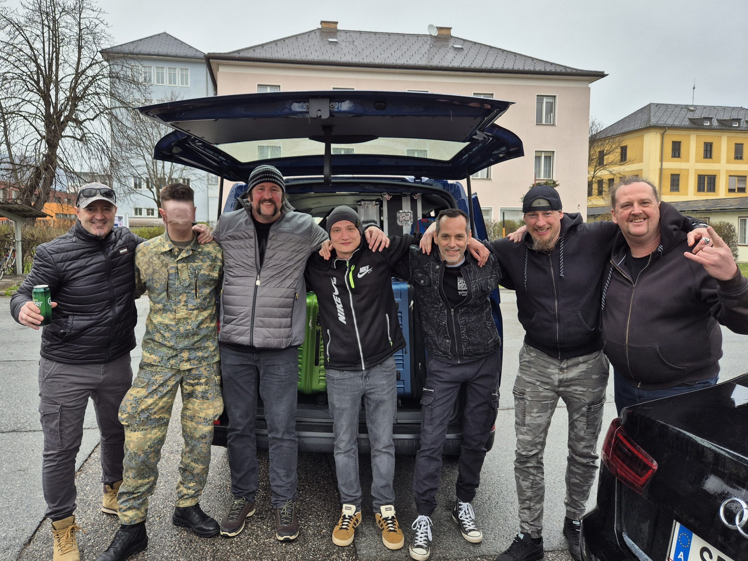 The Strongbow Rockband Gruppenfoto - Kosovo - 2024