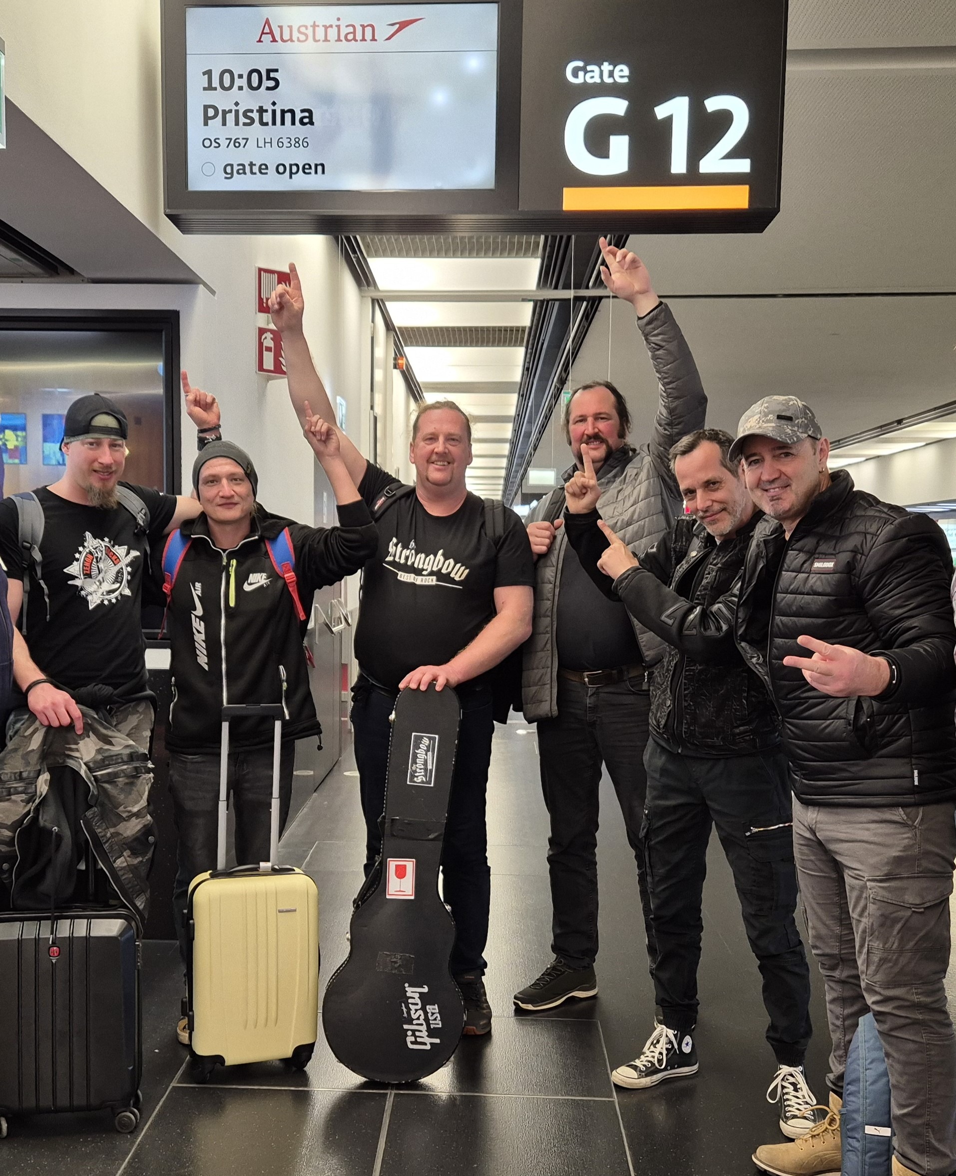 The Strongbow Rockband Gruppenfoto - Kosovo - 2024