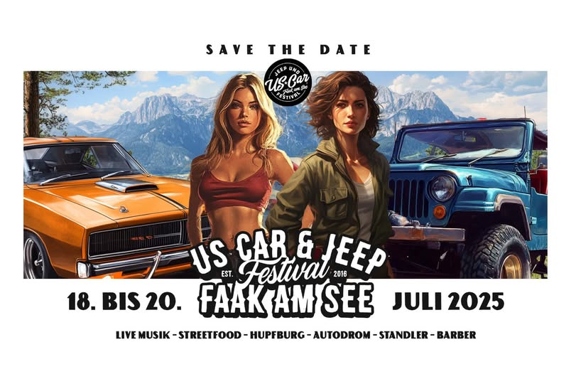 Us Car Faak am See - Termin - 2025 - The Strongbow Rockband